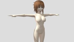 【Anime Character】Original Female (V3/Unity 3D)