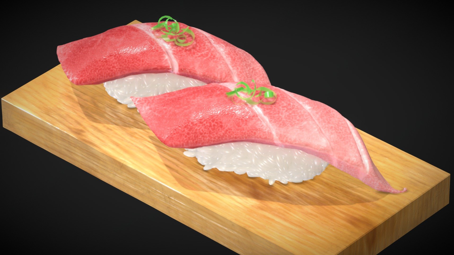 Toro sushi - Toro sushi - Download Free 3D model by NestaEric 3d model