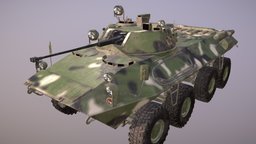 BTR-90 btr, russia, tank, armoredvehicle, 3dsmax, vehicle, substance-painter, military