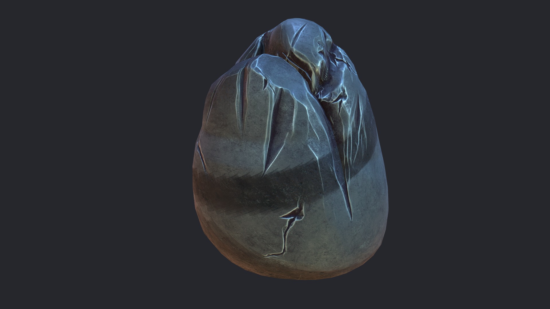 Rock Stylized on subtance painter after sculpting on Zbrush.Just one 3D Asset for a big personal project - Rock Stylized  for Garden Rage Project - 3D model by Kevinketfi09 3d model
