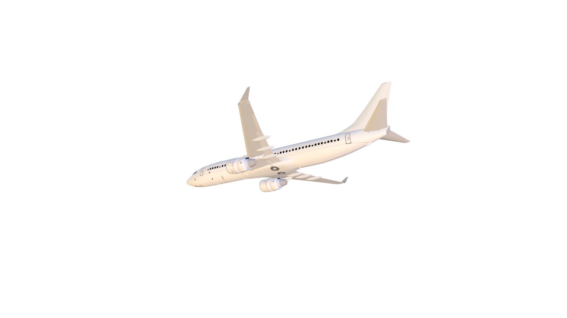 Boeing 737-800 - 3D model by NATS (@natsdigital) 3d model