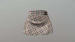 Female Mini Tennis Skirt