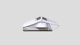 3D Tent model. AR/VR tent, travel, vr, ar, car