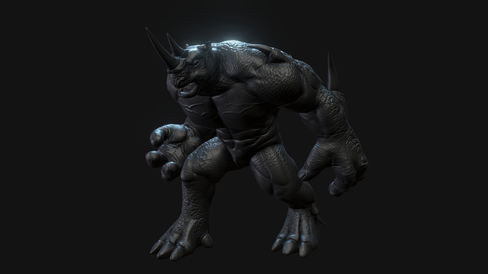 Test_Rhino - 3D model by Pandora Games (@pandora-games) 3d model
