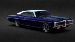 1968 Pontiac Bonneville Custom custom, muscle, classic, american, pontiac, coupe, chip, ventura, catalina, fastback, 1968, lowrider, bonneville, vehicle, car, foose, tophard