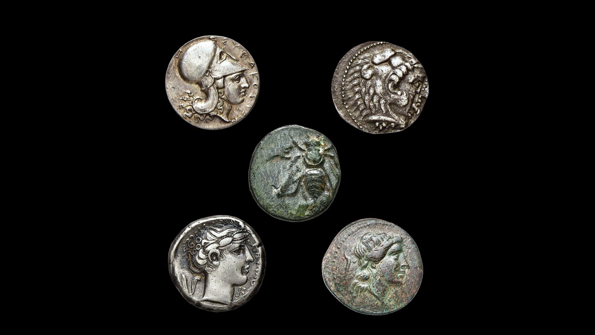 asset of Ancient Greek Coin - Ancient Greek Coin - Buy Royalty Free 3D model by Davide Specchi (@Davide.Specchi) 3d model