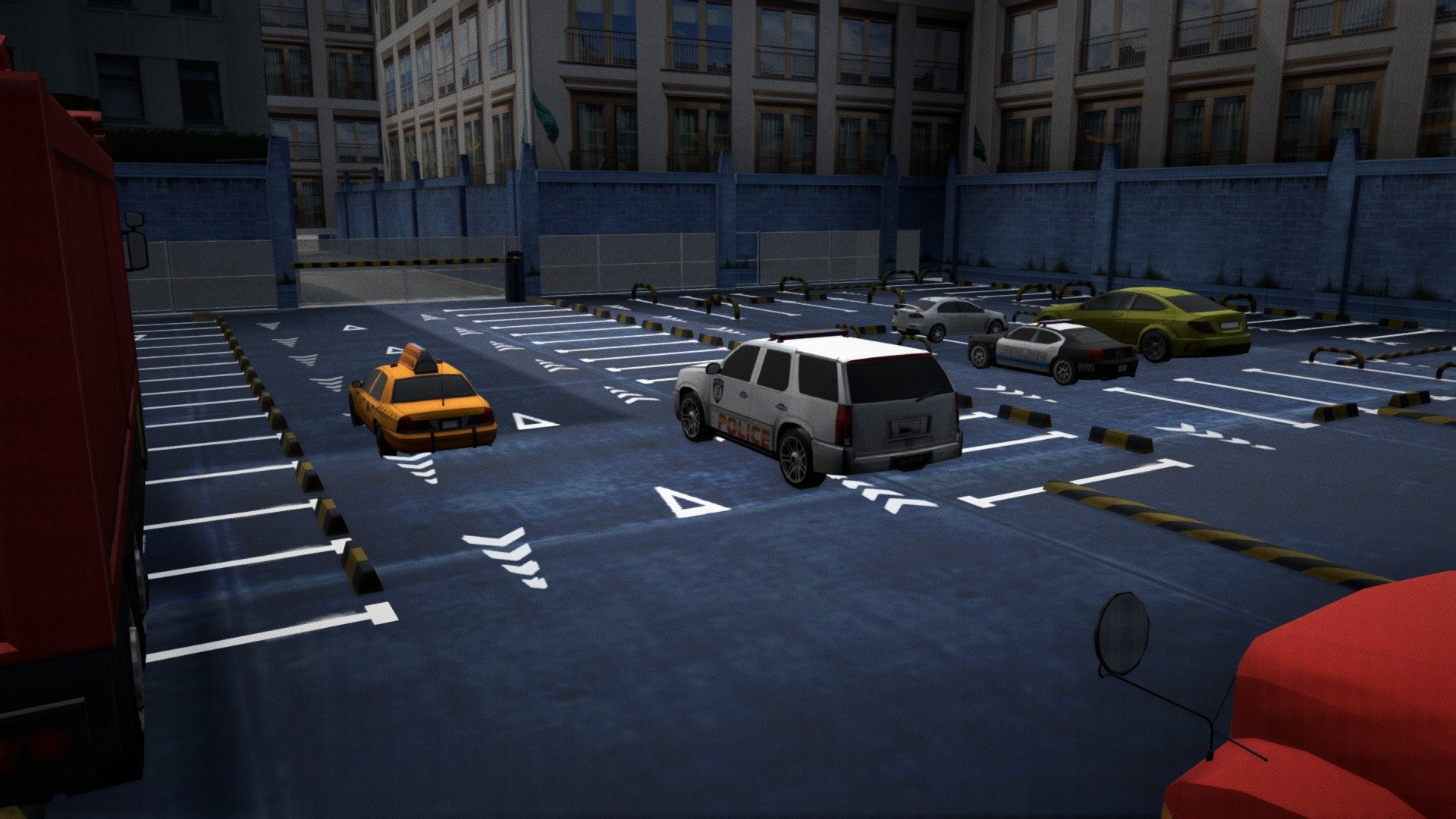 Parking Area - 3D model by MehtabAhmed 3d model
