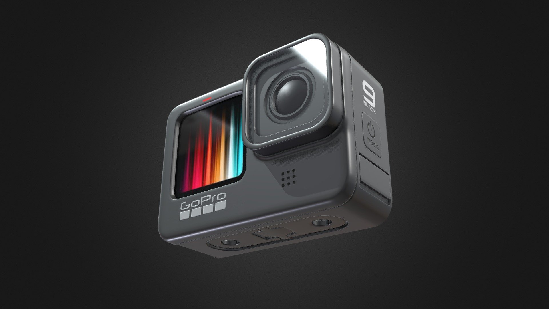 This is a realistic PBR model of GoPro HERO9. Modelled in Autodesk Maya, textured in Substance Painter.

High quality polygonal model, correctly scaled for an accurate representation of the original object. I hope you will like it. Also, make sure to check my other models. Don’t forget to leave the feedback and rate the models. Thank you.

Cheers! - Go Pro HERO 9 - 3D model by Serious Black 19 (@seriousblack_19) 3d model