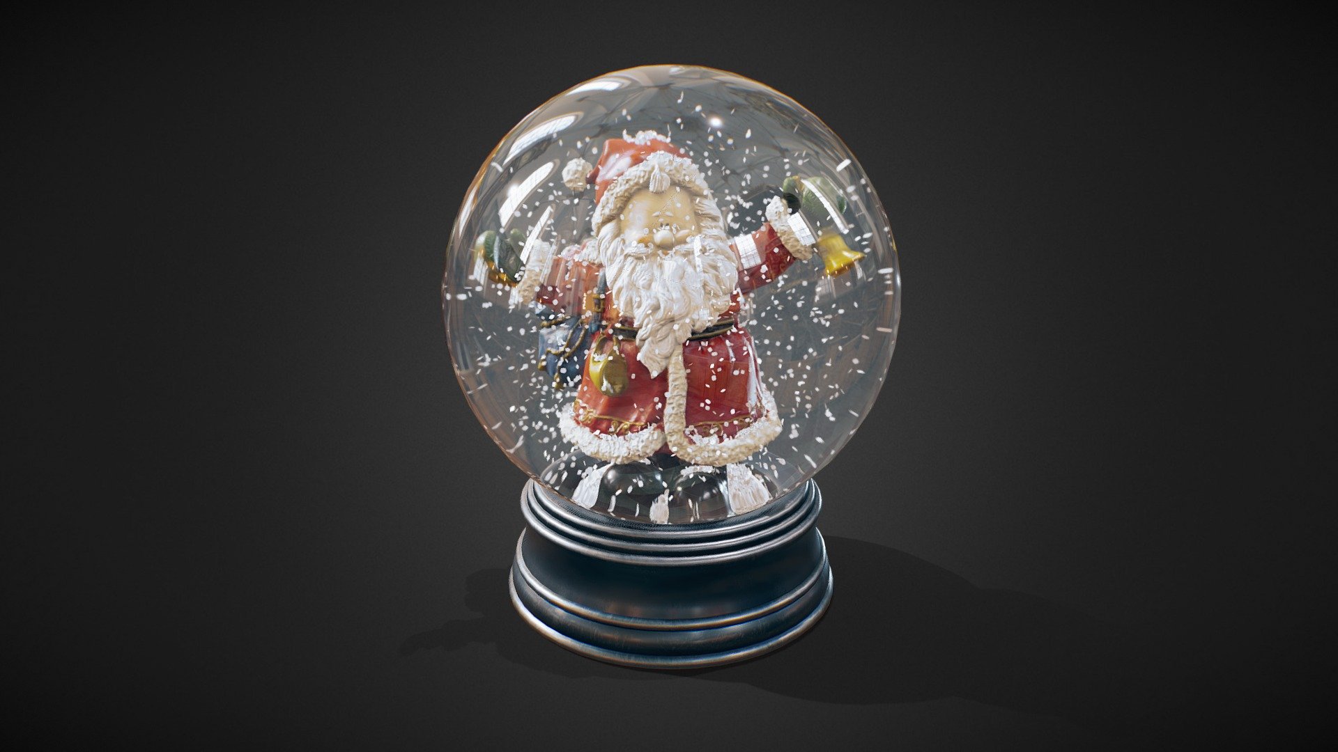 More on ArtStation 


THE ADDITIONAL FILE INCLUDED:



.blend file in version 2.8 with the prepared scene

.fbx with mapping

.obj with mapping

.jpg textures 4096x4096p

.png textures 4096x4096p
 - Santa Claus Glass Ball - Buy Royalty Free 3D model by 3DECraft 3d model
