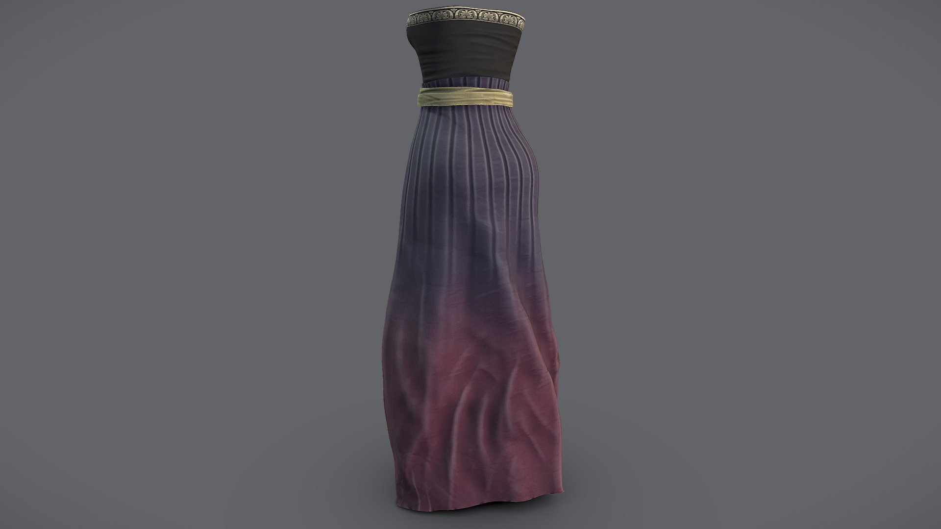 Female Strapless Tube Top Maxi Skirt Combo

Can be fitted to any character

Clean topology

No overlapping smart optimized unwrapped UVs

High-quality realistic textures

FBX, OBJ, gITF, USDZ (request other formats)

PBR or Classic

Type     user:3dia &ldquo;search term