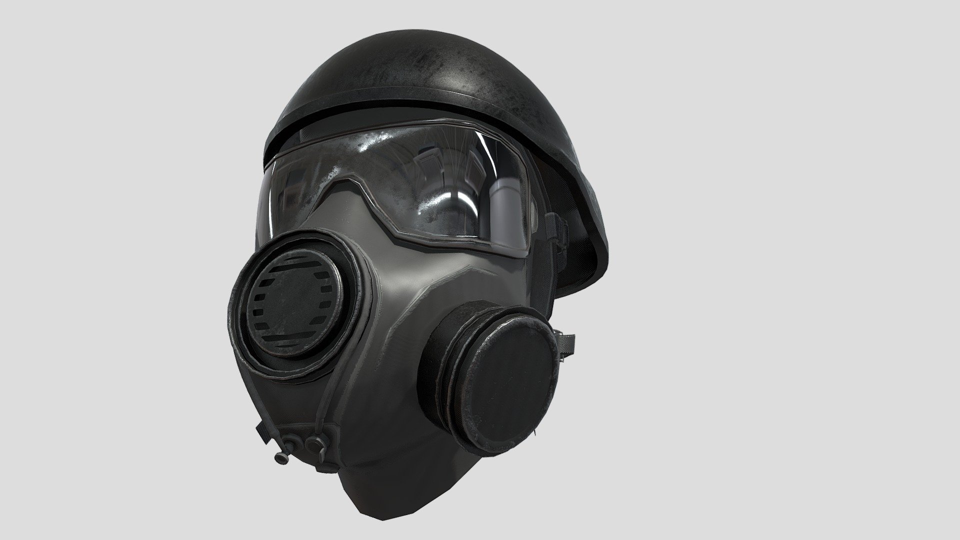 Poly Model of a CT mask with PBR Textures at 4k resolution - CT Mask - Buy Royalty Free 3D model by studio lab (@leonlabyk) 3d model