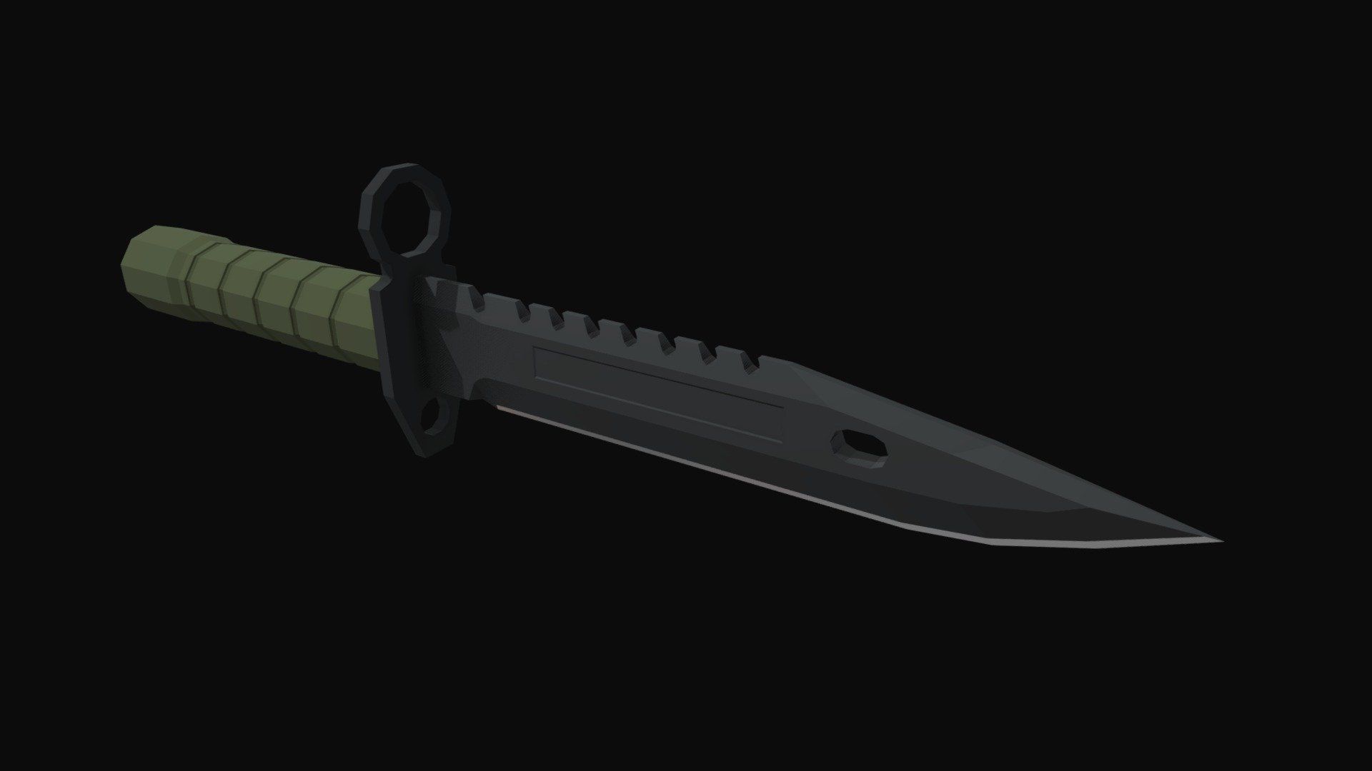 A low poly model of a M9 Bayonet

Ideal for for use in games

Tested in unity

Made in blender

Comes as a single .blend file - Low Poly M9 Bayonet - Buy Royalty Free 3D model by BundemGames (@BundemG) 3d model