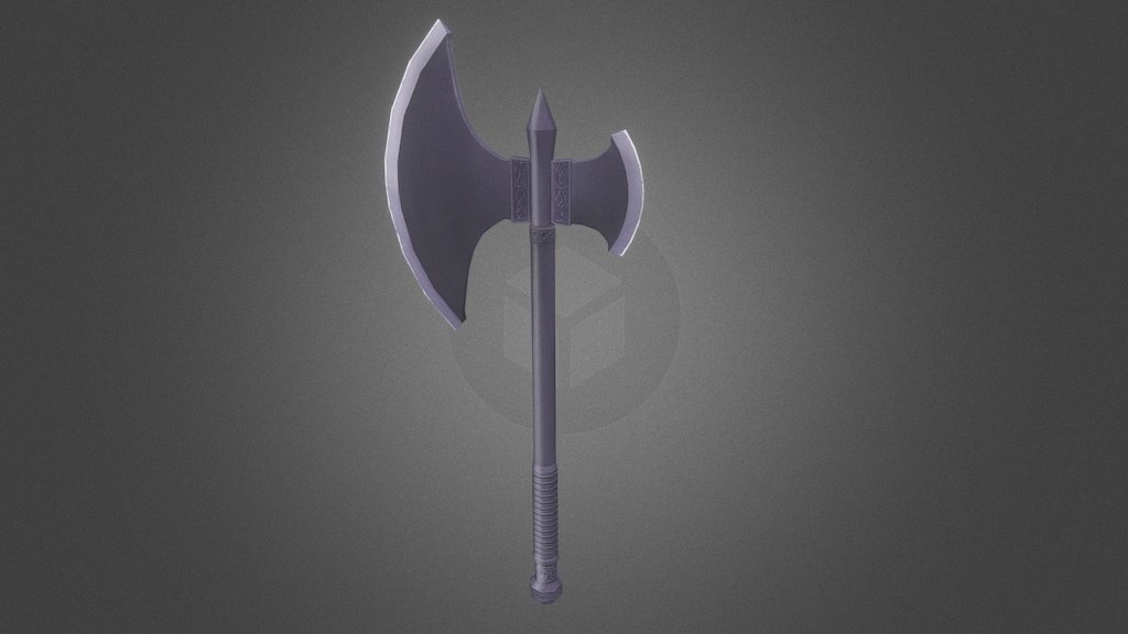 Medieval Axe - 3D model by JuDelCo 3d model