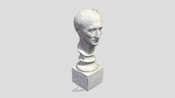 Caesar rome, monument, caesar, realitycapture, bust