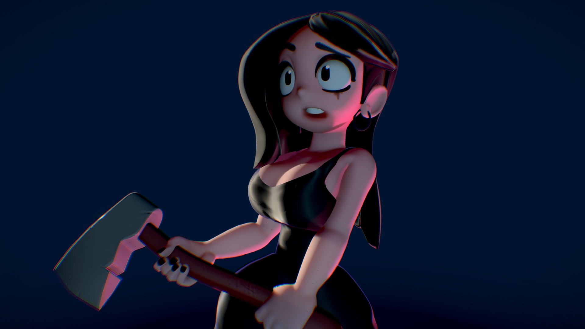 Did the prompt featruing the cute gal drawn by tomaco_sunderland_art! hope you enjoy the baked lighting on this model. Software used: Zbrush and Blender.

This is the version of the model with dynamic PBR texturing!

**Go follow this amazing artist! **
https://www.instagram.com/p/Cjhz6h1OQs8/

Additional renders and original reference.


TOMACOS DTIYST

Leave a comment on what artist should get the KINK treatment in 3d! - #TOMACO40K GIRL DTIYS (2D to 3D) PBR - 3D model by K.INK INK (@karlaaldana) 3d model