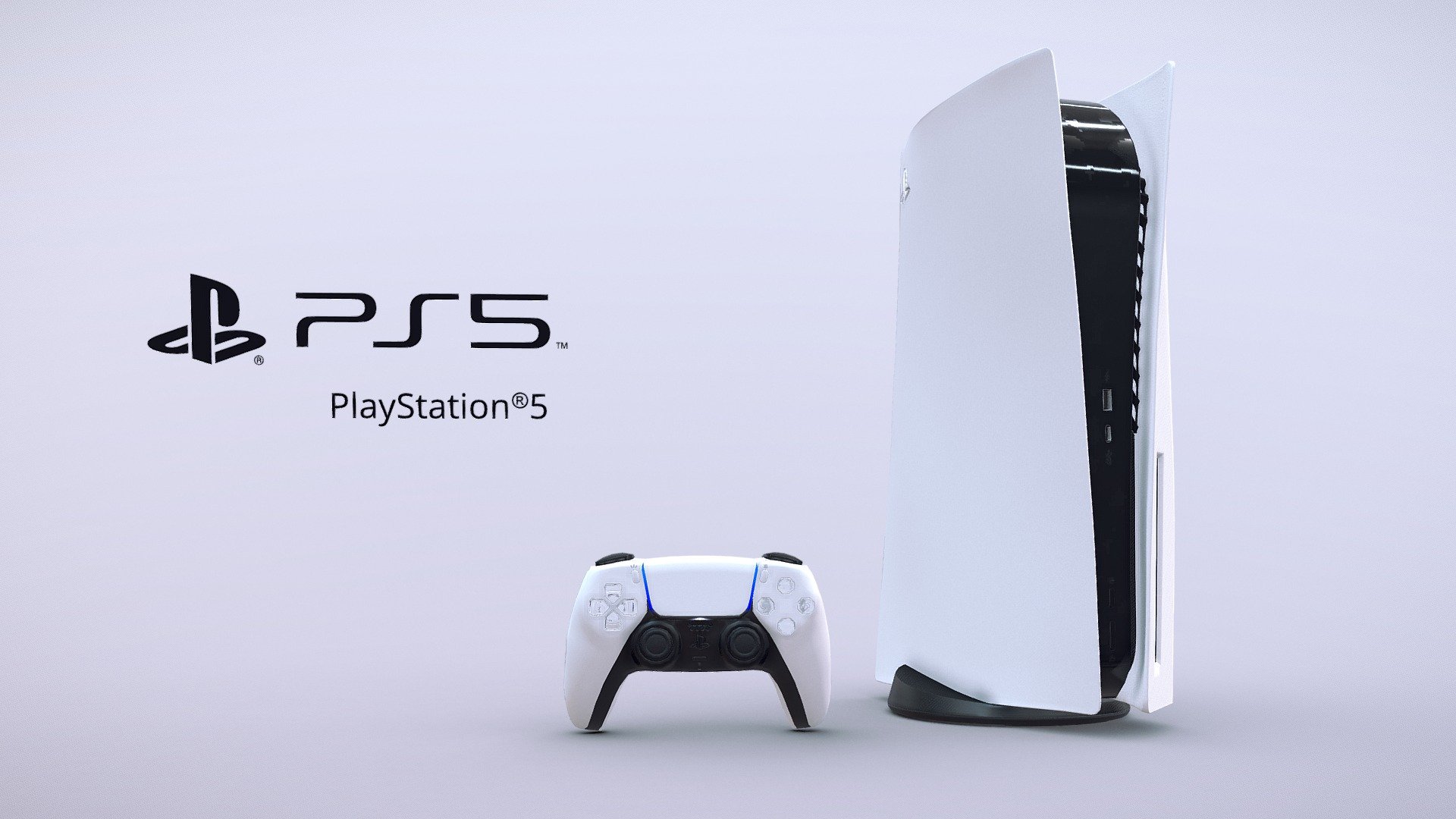 A collection of Playstation 5 and Dualsense controller models, with a PBR workflow, mainly suitable for realism purposes (e. g. interior archviz), but is also compatible to use for VR/AR projects, and as a game asset, if desired.

The collection contains a Zip file, with:




2 Versions with each model/set, for every file format: Beveled - suitable for subdivision and/or smooth shading, Subdivided - subdivided in advance;

Tailored textures with multiple resolutions (2K, 4K, 6k, and 8K for some assets) for a PBR Metalness workflow, such as DIFFUSE/METALLIC/ROUGHNESS/NORMAL;

Both OpenGL and DirectX normal maps;

An additional preview scene with a camera, lights, and a background;

All models and their versions are properly UV unwrapped, appropriate pivot/origin points and object parenting (if needed);

Formats: 




.fbx

.obj

.dae

.blend




Scale: Real World - Metric

Geometry: All quads with few appropriate triangles
 - Sony Playstation 5 and Dualsense Controller Set - Buy Royalty Free 3D model by PatrickZhiaran 3d model