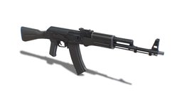 Assault Rifle AK-74М rifle, assault, firearm, ready, ak, ussr, 74, unity, unity3d, game, pbr