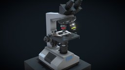 Omax Binocular Compound Microscope MadeWthBlocks microscope, blocks, vr, virtualreality