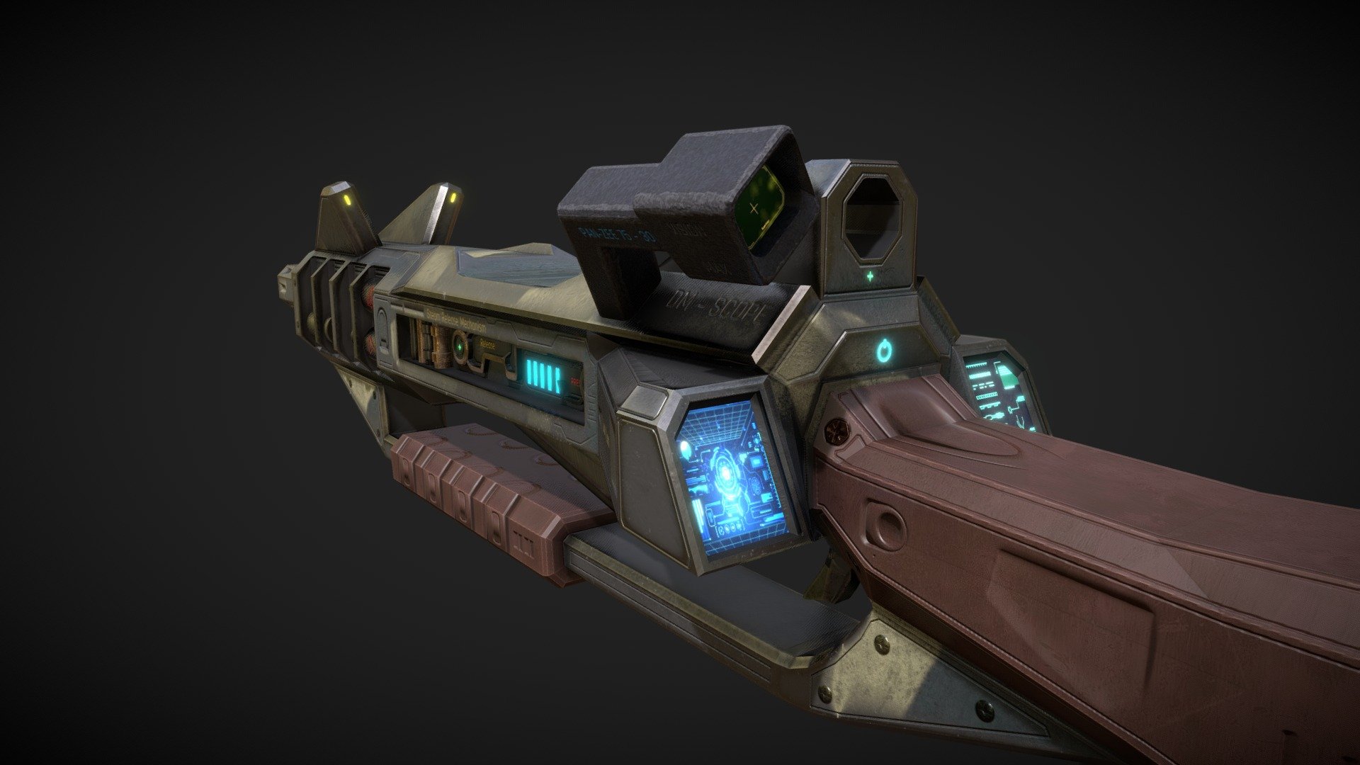 VIPER FANG BLASTERGUN is ready to be used in any game development purpose or comercial / personal production use and FILM VFX

Weapon Description:- FUTURISTIC - VIPERFANG BLASTER
WEAPON Model : EMISSIVE FORCE
SCOPE : DM VISION
SCOPE Field: PAN ZEE 75 - 300
Granade Launcher : N/A
Mechanism: Steam Release Mechanism
Manufacturer: 3D World Weapon
Designed By : Vijayasarathi

Low Poly High Detail Modeling and Texturing done For Game Integration / film production , Geometries are seperable Materials and Textures

Meshes can be seperated and rigged according to your requirements of your projects

THis VIPER FANG Can Be can be used FPS/TPS Style Games (Ease of USe) and for Sci- Fi Movie Production

Clients and customers who uses this model for your work of art please give your valuable Review and inputs

Please Give Your Valuable Feedback AfterPurchase Which Will Help ! don’t forget to give your ratings and hit those stars would really appriciate it thanks in advance 3d model