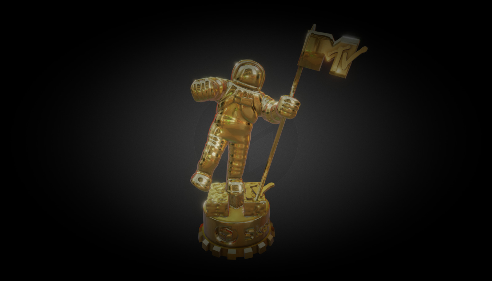 MTV Video Music Awards, first released in 1984, awarding the best in the music video medium, by the cable channel MTV.
Click to print at 3DHubs: http://3dhubs.com/3dprint/add/product/mtv_award - MTV Award - Download Free 3D model by JuanG3D 3d model