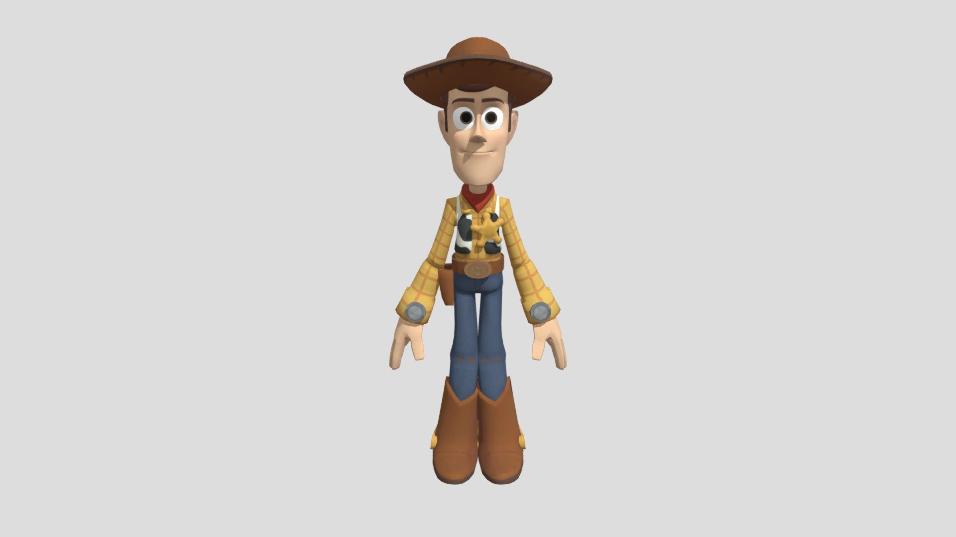 there´s is a snake in my boot - Disney Infinity Woody - Download Free 3D model by Neut2000 3d model