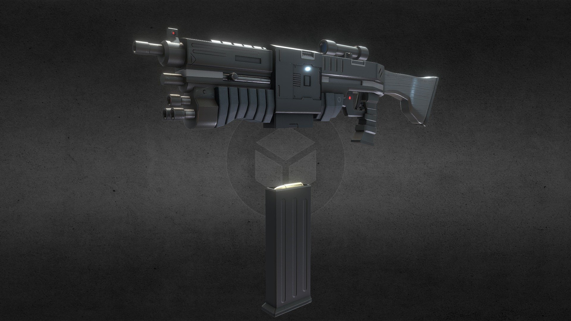 Made with Blender and Substance Painter this futuristic rifle comes with Pbr textures and a load of extras so you can customize the look and feel of this gun to your preferences.  The additional file included comes with the following files:  

 

Blender file format: 

Fbx file format for both exploded and assembled views. 

Substance painter 2019 for both exploded and assembled views. 
 - Cobra Assault Rifle - Download Free 3D model by Rakshaan 3d model