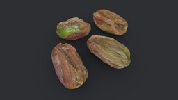 Pistachio Nut Kernels (Roasted Salted) garden, cook, bake, eat, snack, kitchen, photogrammetry, lowpoly, highpoly