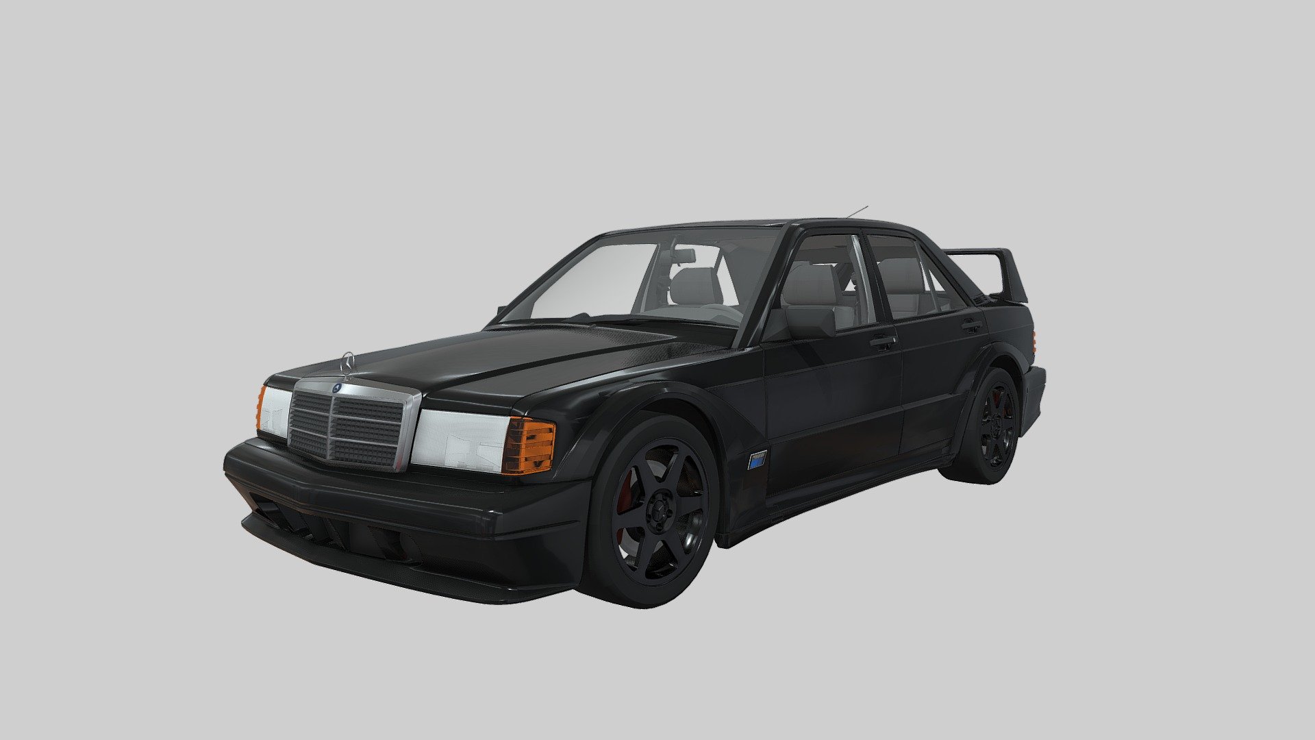 Blender Rig + PBR Material . Mercedes 190E EVO 1982-1993 3D Model Free , PBR Material

If you like this model I would appreciate if you rate it.
Also check out my other models, just click on my user name to see complete gallery 3d model