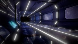 Sci-fi Spaceship Corridor corridor, sci-fi-spaceship, sci-fi, futuristic, spaceship