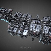 Starfall Tactics — Charon freighter 