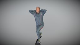Young man in sportswear doing exercise 375 style, archviz, scanning, people, , fitness, vr, exercise, african, realistic, realism, ukraine, malecharacter, peoplescan, tracksuit, african-american, male-human, sportswear, exercise-equipment, realitycapture, lowpoly, scan, man, human, male, sport, highpoly, exercising, scanpeople, fitnesswoman, standwithukraine, realityscan
