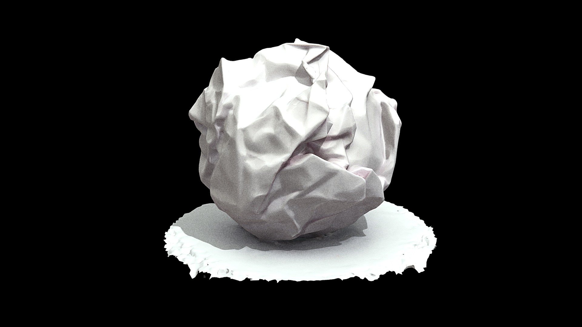 Crumpled Paper #1 - Crumpled Paper #1 - 3D model by pixelaid 3d model