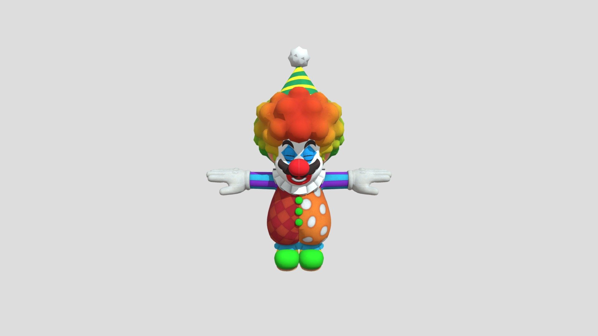 Super Mario Odyssey - Mario Clown - 3D model by crispygrub 3d model