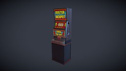 Classic Slot Machine vintage, casino, machine, slot, substancepainter, substance, blender