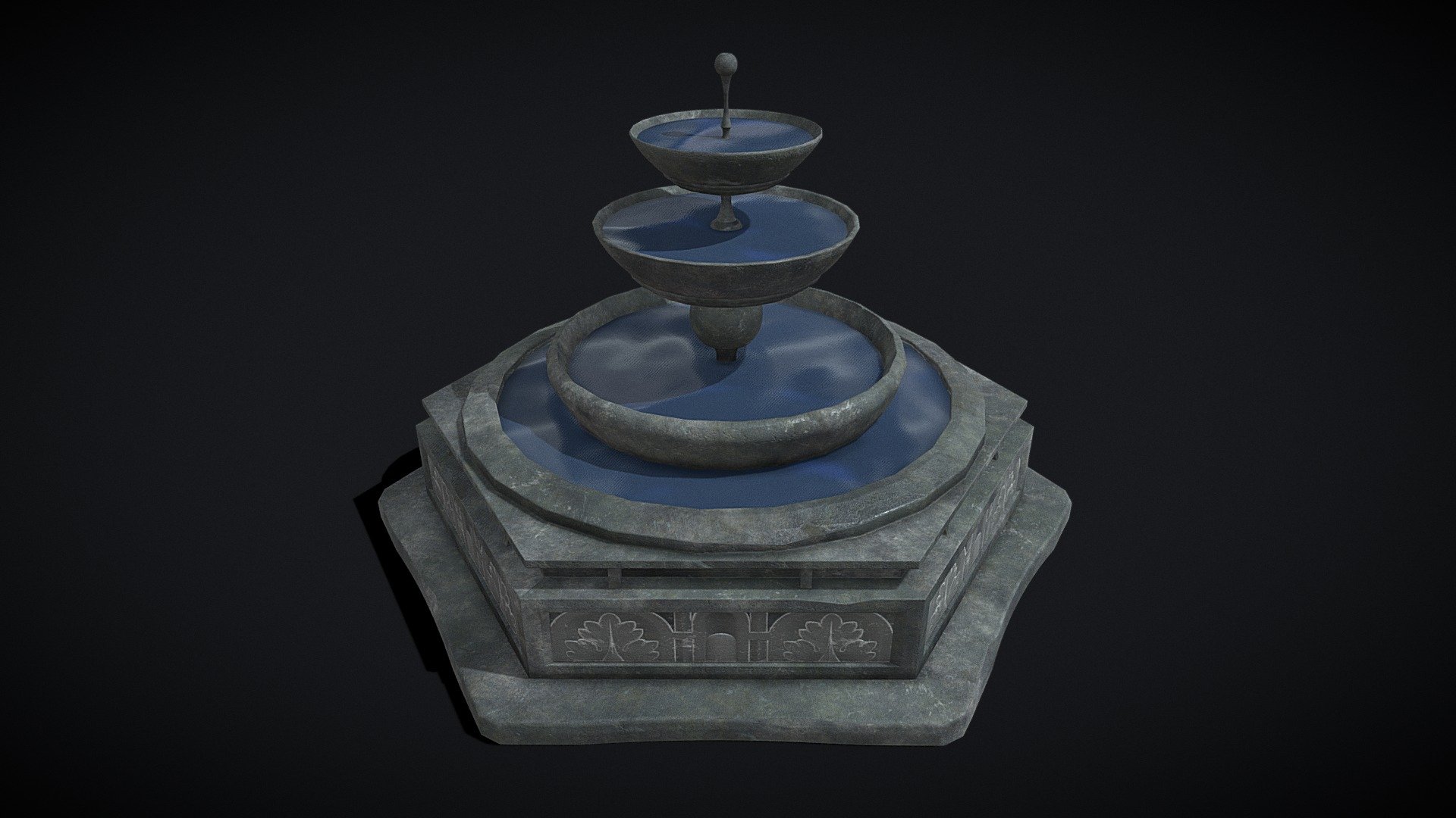 Hexagon Multi Level Fountain 
VR / AR / Low-poly
PBR approved
Geometry Polygon mesh
Polygons 11,749
Vertices 11,737
Textures 4K PNG - Hexagon Multi Level Fountain - Buy Royalty Free 3D model by GetDeadEntertainment 3d model