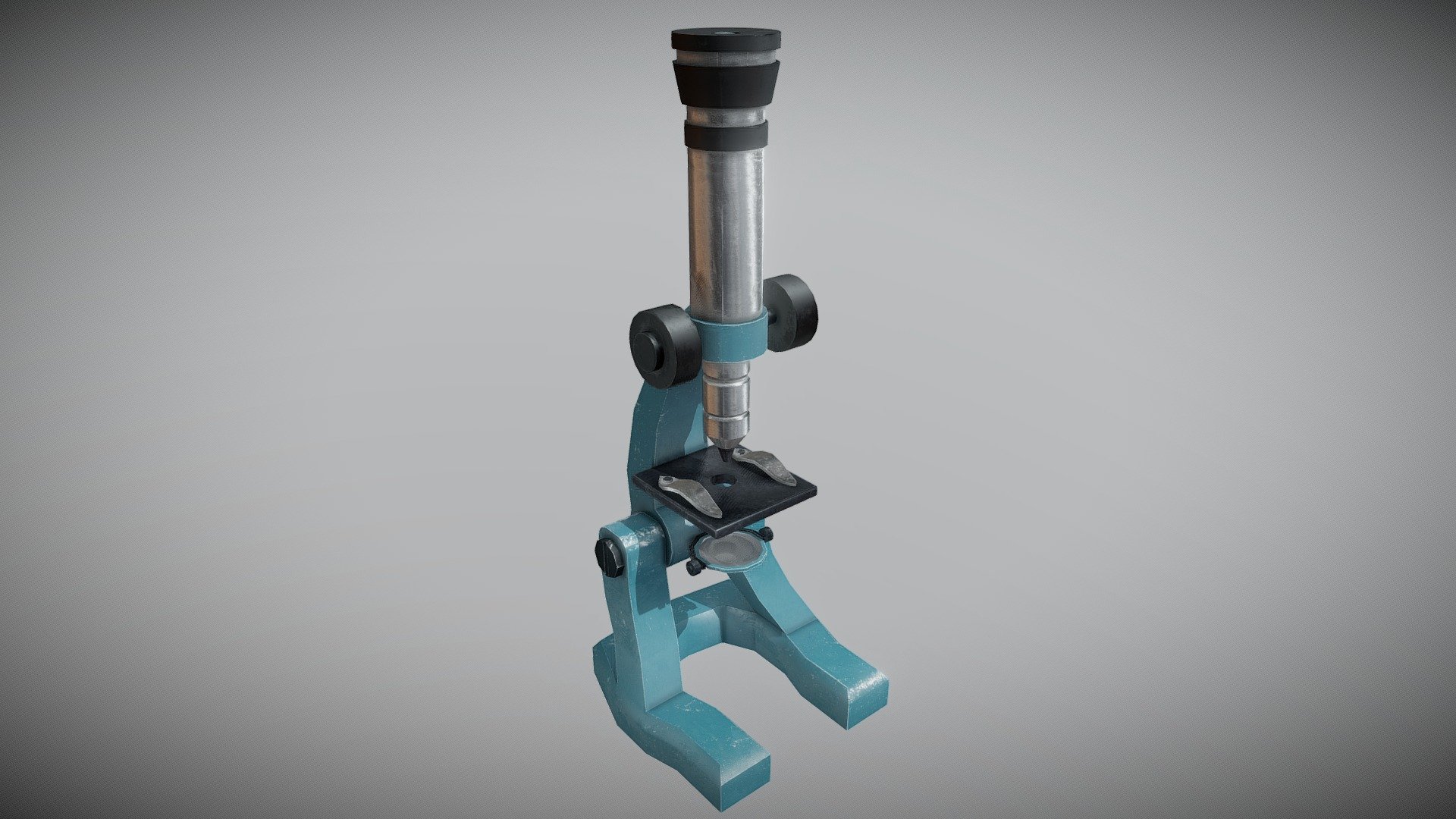 Old Microscope - December 14: search - Buy Royalty Free 3D model by Gulliver (@guillaumedingeon) 3d model