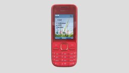 Nokia_C2-01_Red red, nokia, nokia_c2-01_red, c2-01