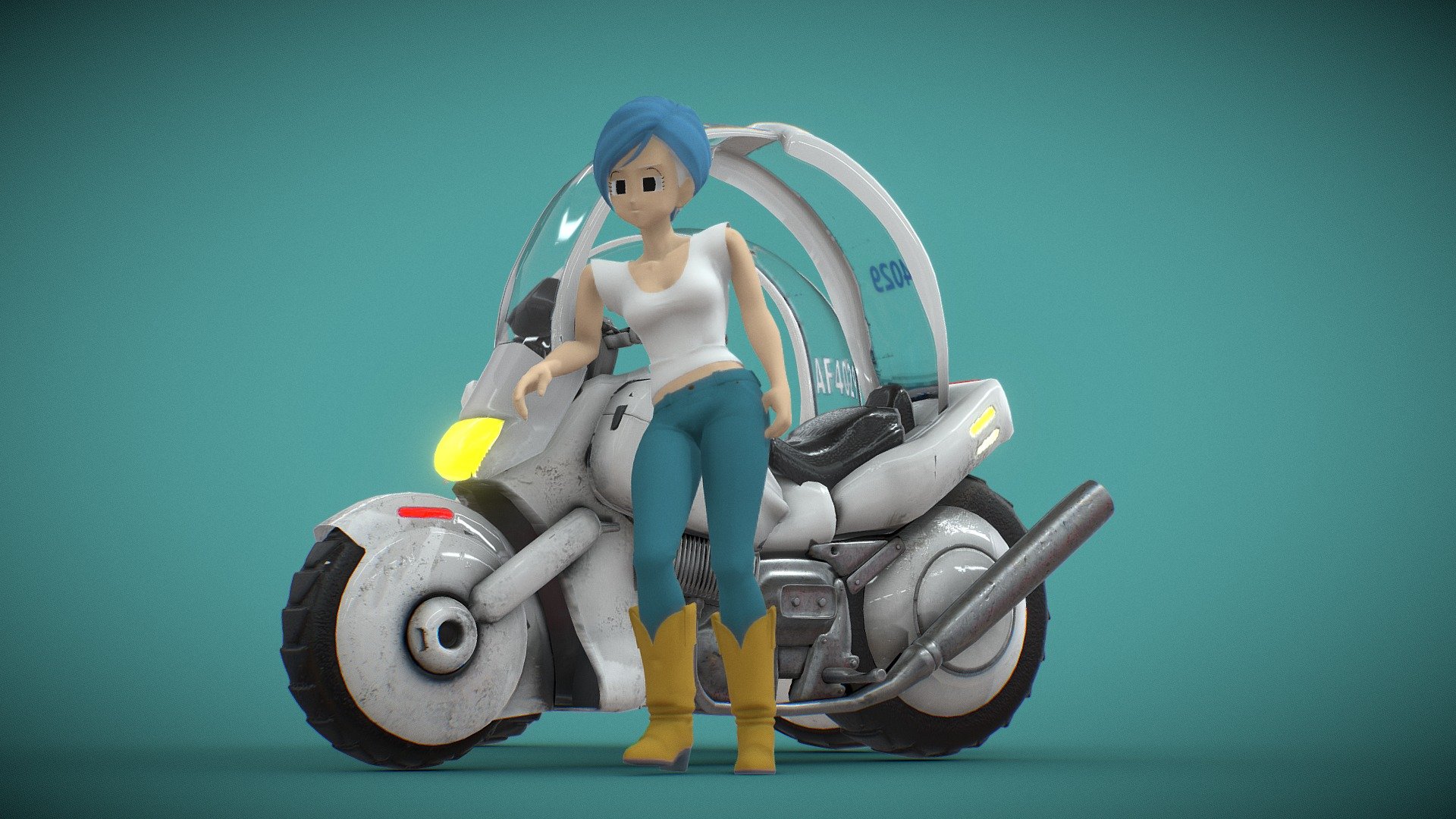 Appearing in the first episode of the Dragon Ball series, Bulma’s Capsule No. 9 Bike
Debut:
Manga: &ldquo;Bloomers and the Monkey King