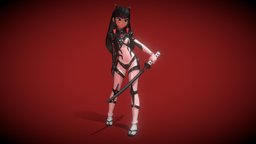 Female warrior toy, role, girl-cartoon, girlcharacter, warrior-woman
