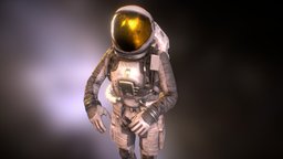 astronaut suit, indie, gamedev, spacesuit, scad, gameart, characters, stylized, student, space