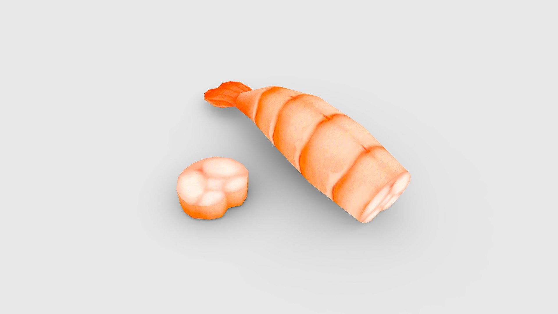 Cartoon Boiled Shrimp Tail - Shrimp Piece - Cartoon Boiled Shrimp Tail - Shrimp Piece - Buy Royalty Free 3D model by ler_cartoon (@lerrrrr) 3d model
