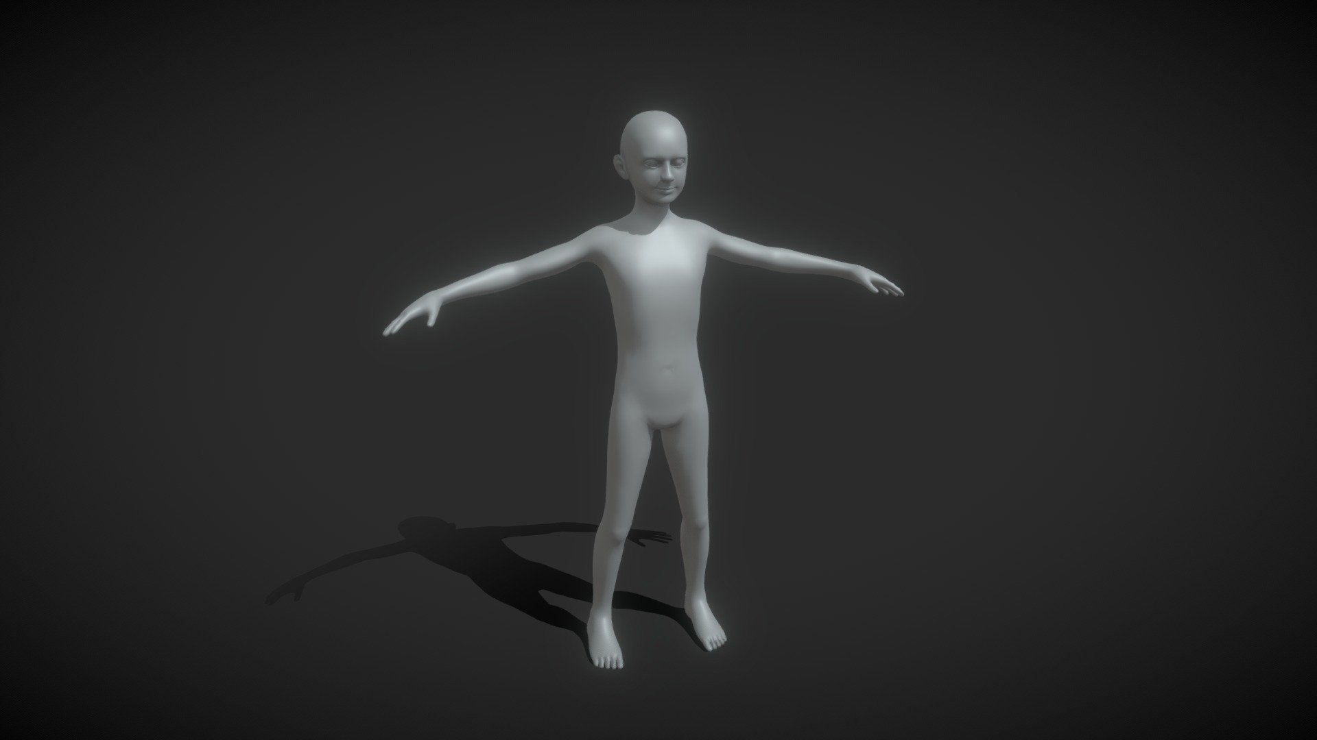 Boy Kid Body Base Mesh 3D Model 20k Polygons is completely ready to be used as a starting point to develop your characters.

Good topology ready for animation.

Technical details:


File formats included in the package are: FBX, OBJ, GLB, ABC, DAE, PLY, STL, BLEND, gLTF (generated), USDZ (generated)
Native software file format: BLEND
Polygons: 20,842
Vertices: 19,759
Blender scene included.
 - Boy Kid Body Base Mesh 3D Model 20k Polygons - Buy Royalty Free 3D model by 3DDisco 3d model