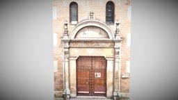 Portico Convento Sta Catalina de Siena heritage, patrimonio, photogrametry, fotogrametria, alcala, 3d, art, church
