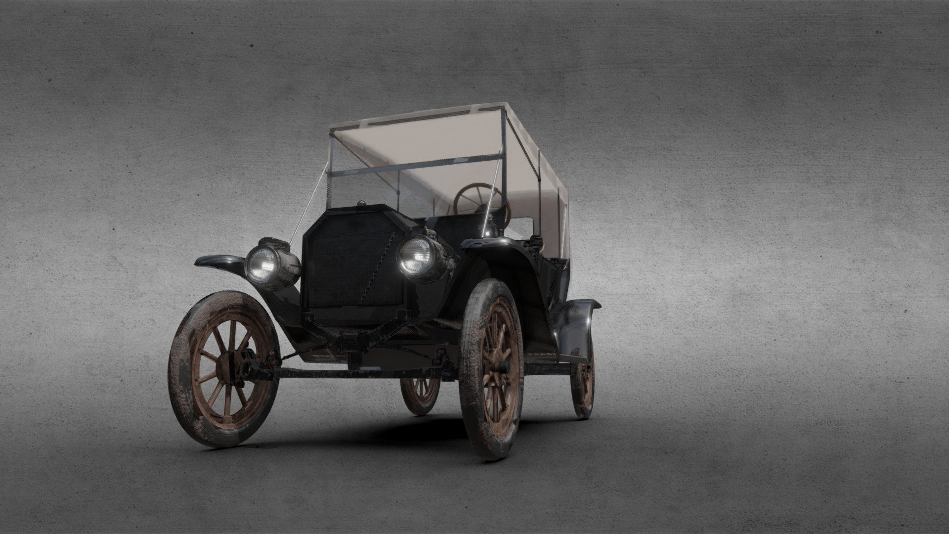 El modelo T fue el primer auto global de la industria. En el año 1921, casi el 57 % de la producción mundial de automotores le correspondía al Ford T, que lo fabricaban en varios países y se vendía en los cinco continentes a través de sucursales autorizadas, en diferentes versiones y alternativas de uso.12​

Aunque Ford logró estatus internacional en 1904 con la fundación de Ford de Canadá, fue en 1911 cuando la compañía comenzó a ampliarse rápidamente en ultramar, con la apertura de plantas de ensamblaje en Inglaterra, Argentina (1912) y Francia, Cádiz (España) en 1920, seguida por Dinamarca (1923), Alemania (1925), Austria (1925), y también en Sudáfrica (1924) y Australia (1925) como filiales de Ford de Canadá debido a las tarifas preferenciales de los países de la mancomunidad de naciones a la que pertenecían.

The Model Include the 3ds Max file 2022 Version and 4096 - 2048 Texture SET  with FBX - Ford T 1914 - Buy Royalty Free 3D model by Andres Bonomi (@andresbonomi) 3d model