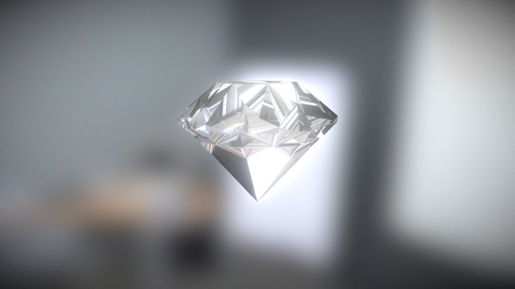 Round Brilliant diamond - Round Brilliant diamond - 3D model by llllline 3d model
