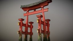 Japanese Torii shrine, torii, shinto, japanese