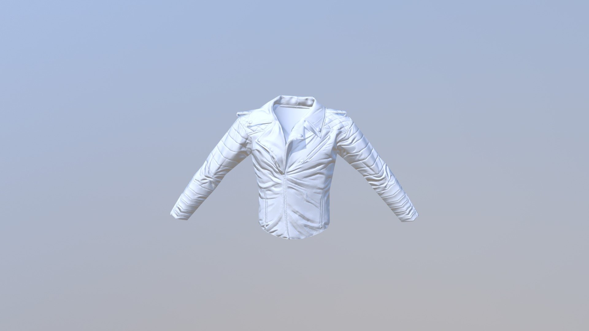 Leather Jacket - 3D model by Victoria Jeffrey (@VictoriaJeffrey) 3d model