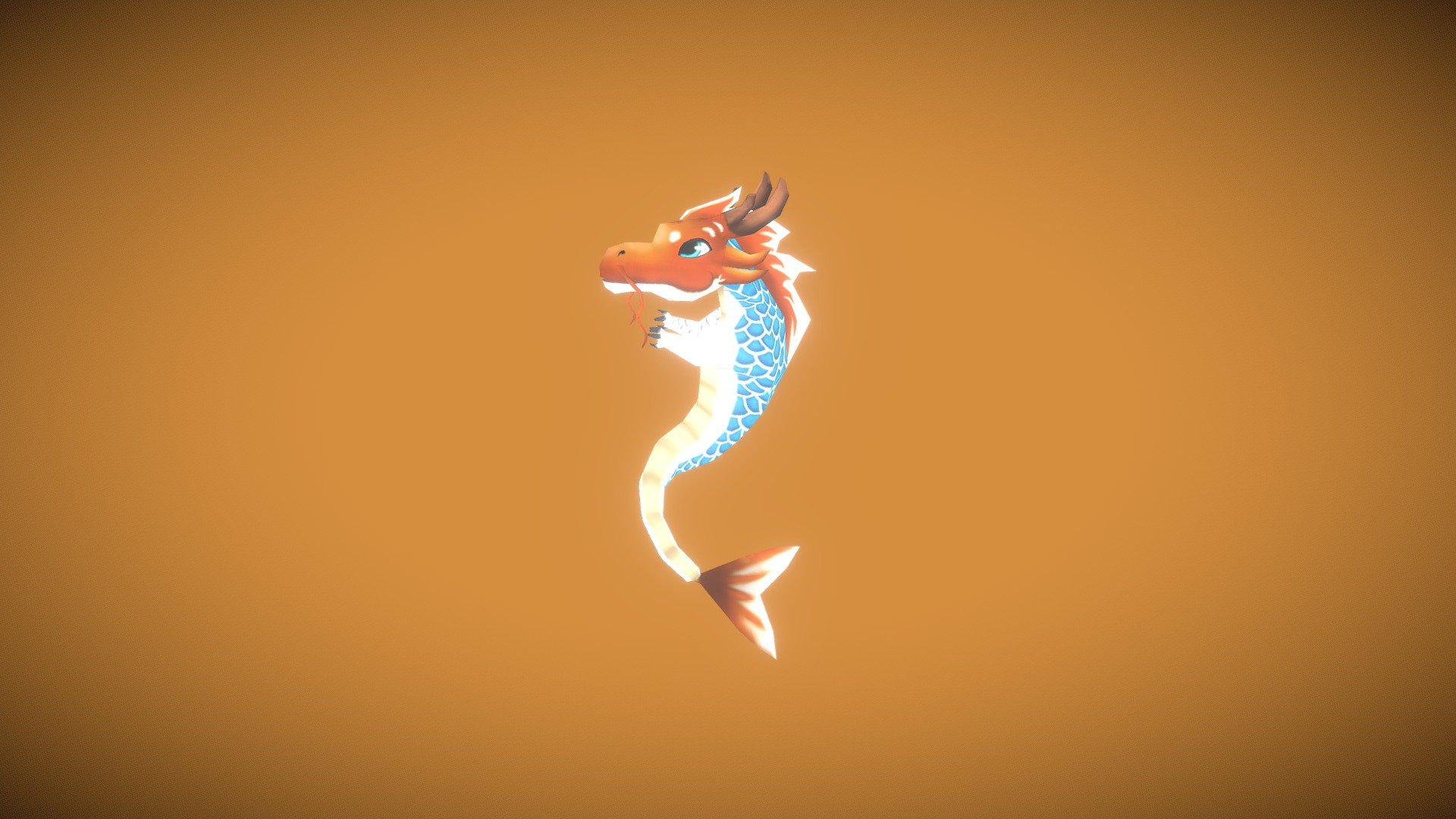 Dragon fish - 3D model by nyomryu 3d model