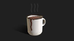 Hot Chocolate mug, chocolate, hot_chocolate, 3december2022challenge