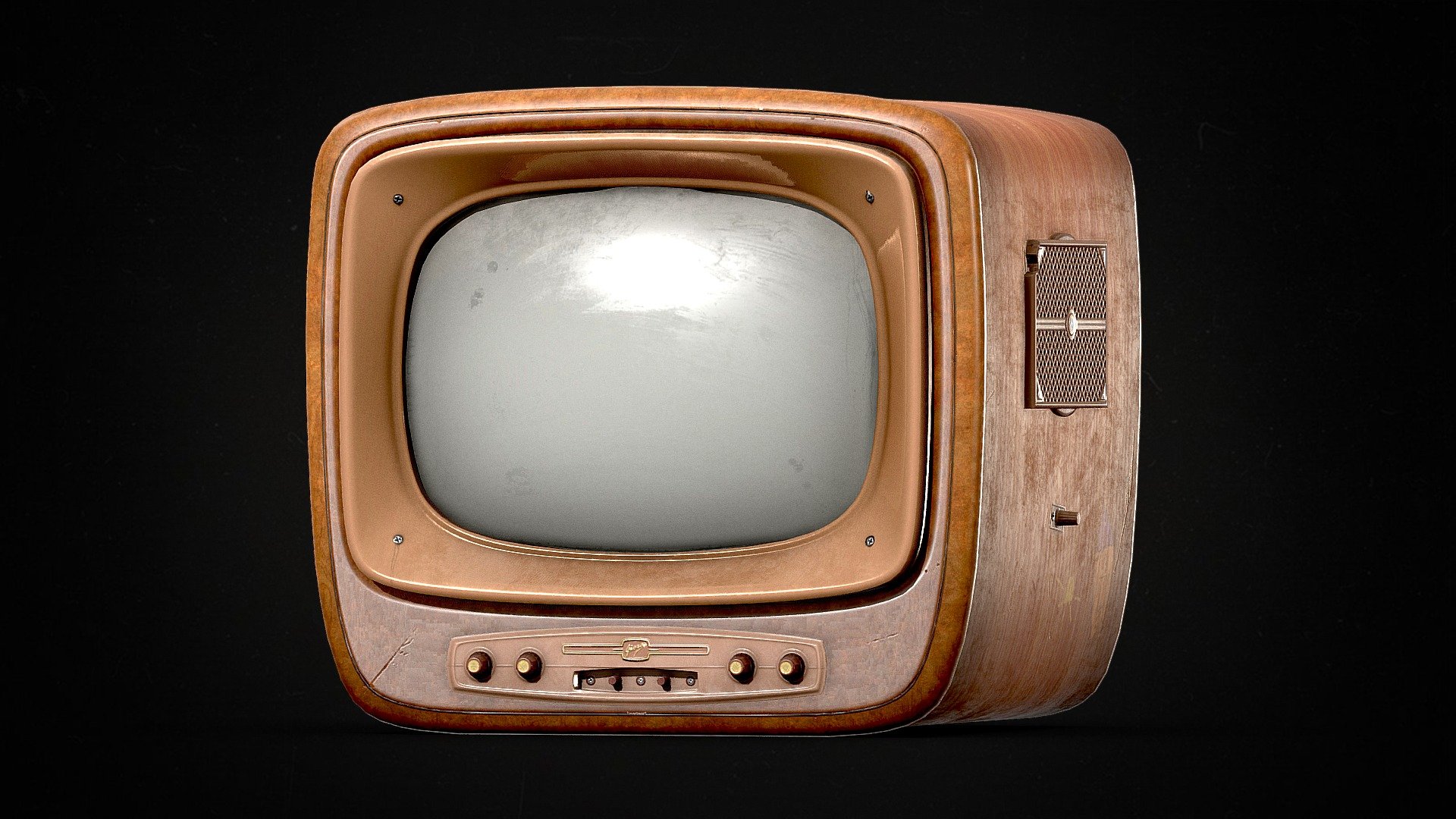 Optimized Game-ready Vintage TV prop.
If you used this model somewhere in a project I would love to see it! Send me your projects via email at giora.nohl@web.de if you want! :) - Vintage 50's mid-century wooden television / TV - Buy Royalty Free 3D model by Giora (@ChubbyPanda) 3d model